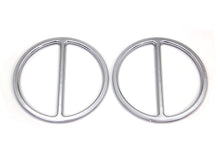 Load image into Gallery viewer, Chrome Cross Bar Front Speaker Grill Set