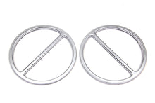 Load image into Gallery viewer, Chrome Cross Bar Front Speaker Grill Set