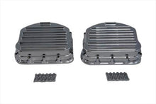 Load image into Gallery viewer, Full Finned Panhead Rocker Box Cover Set Chrome