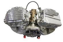 Load image into Gallery viewer, Full Finned Panhead Rocker Box Cover Set Chrome