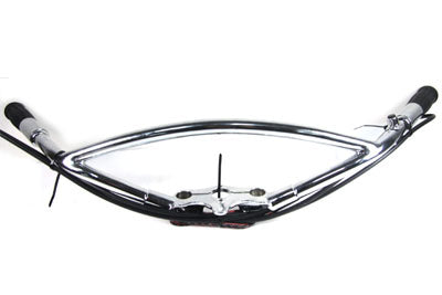 Spring Fork Inline Handlebar Chrome