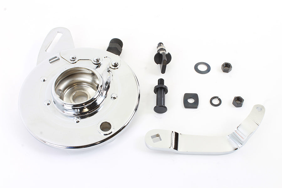 45 inch Rear Brake Backing Plate Kit Chrome