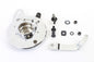 45 inch Rear Brake Backing Plate Kit Chrome