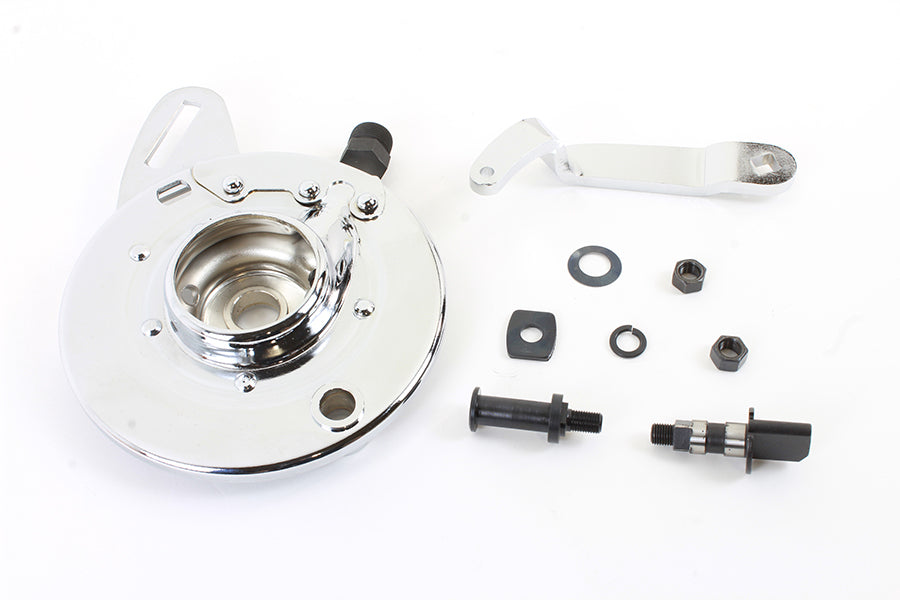 45 inch Rear Brake Backing Plate Kit Chrome