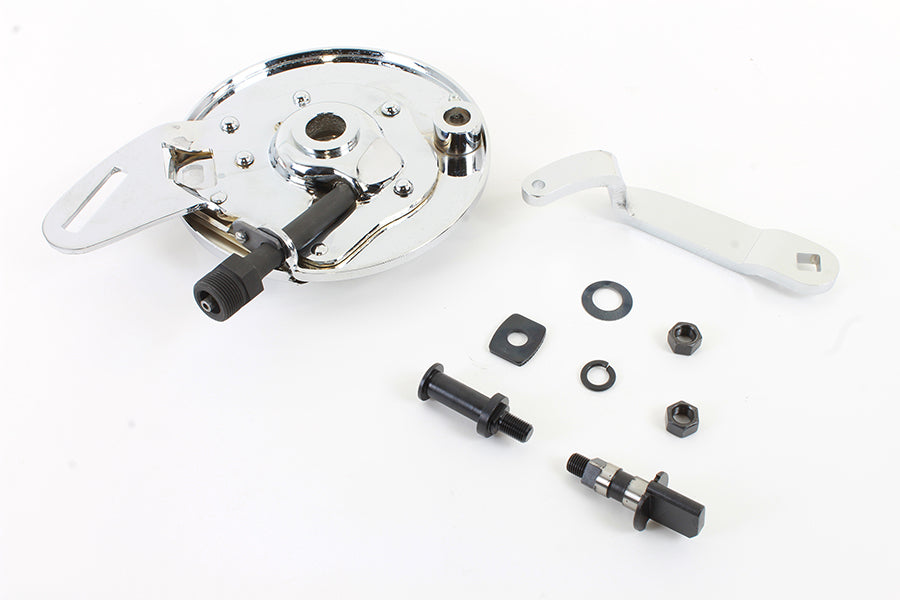 45 inch Rear Brake Backing Plate Kit Chrome