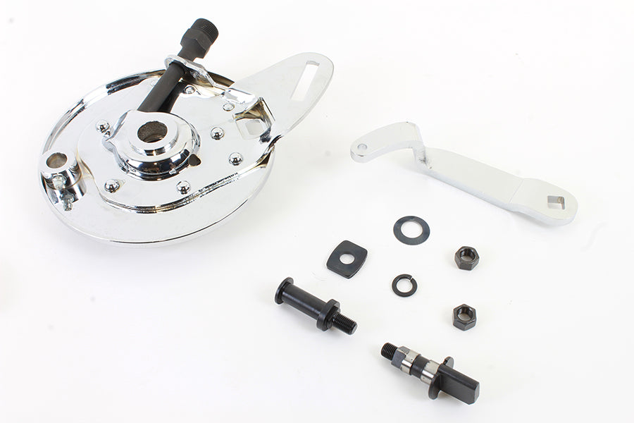 45 inch Rear Brake Backing Plate Kit Chrome