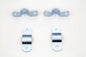 Windshield Strap Set Zinc