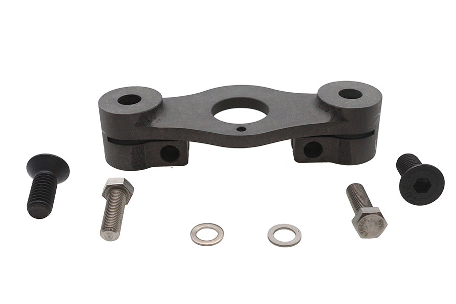 V-TWIN front fork spring top tree inline for motorcycle, featuring robust metal construction and precise fitting for V-TWIN bikes.