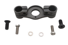 Load image into Gallery viewer, V-Twin Spring Fork Top Tree Inline for front fork assembly, shows the metal top mount with mounting holes and spring components.