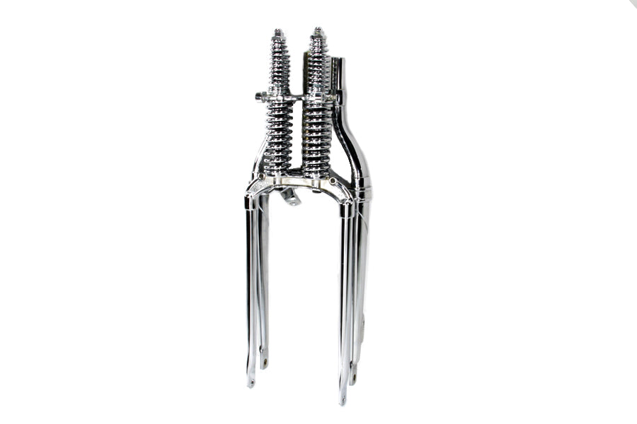 18 inch Spring Fork Assembly Chrome