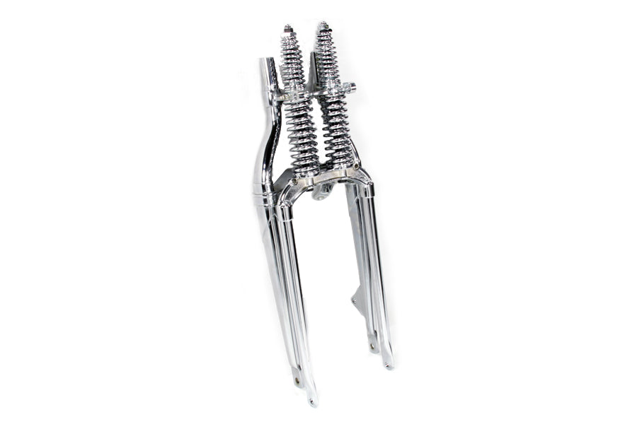 18 inch Spring Fork Assembly Chrome