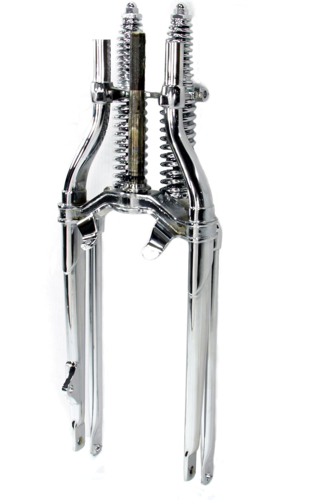 18 inch Spring Fork Assembly Chrome