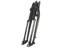 Load image into Gallery viewer, V-Twin All Balls VL 1-inch spring fork assembly in black for side valve motorcycle suspension, showing the assembled fork components.