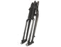 V-Twin All Balls VL 1-inch spring fork assembly in black for side valve motorcycle suspension, showing the assembled fork components.