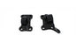 V-TWIN front lower side car clamp set for chassis, showing metal clamps with mounting hardware on a white background.