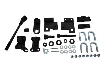 V-TWIN Side Car Connector Kit for chassis, showing metal connectors and mounting hardware for side car attachment.