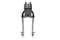 18 inch Spring Fork Assembly Chrome