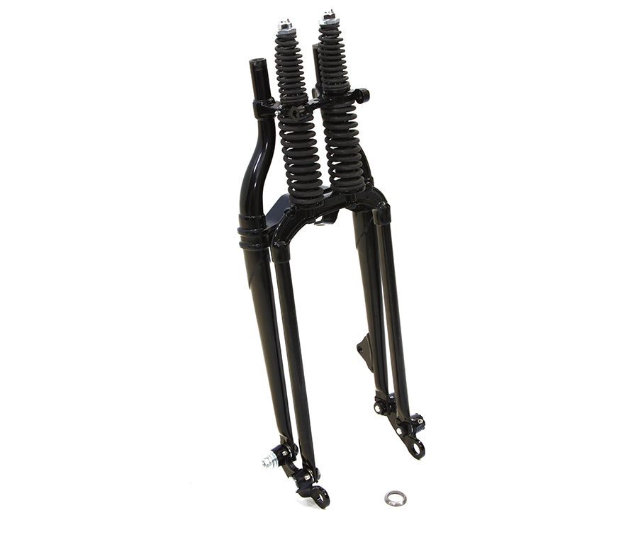 Black 18 inch Offset Spring Fork Assembly