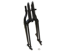 Load image into Gallery viewer, Black 18 inch Offset Spring Fork Assembly