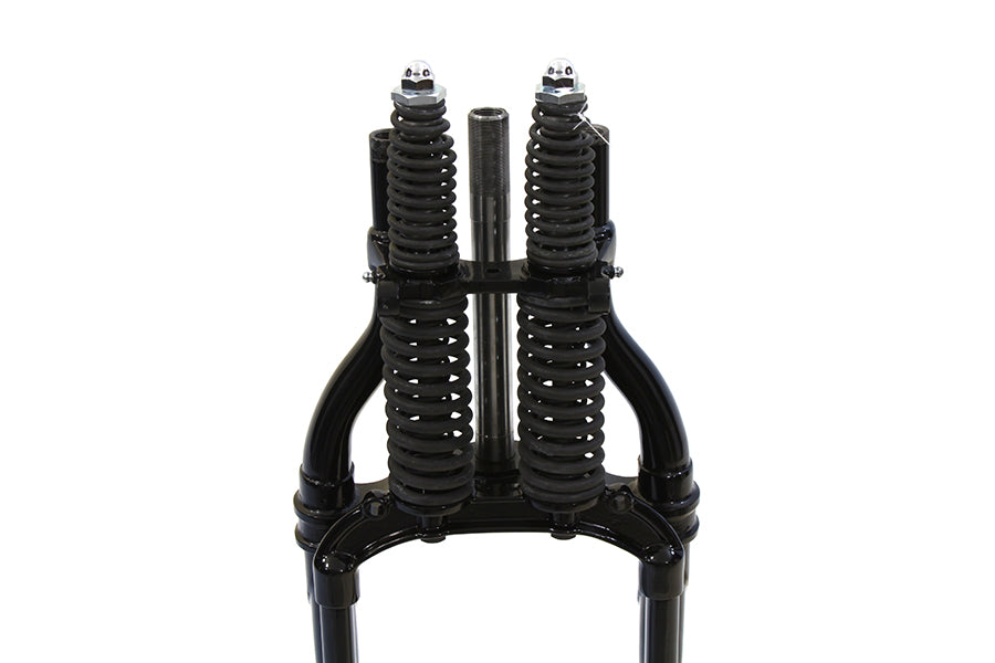 Black 18 inch Offset Spring Fork Assembly