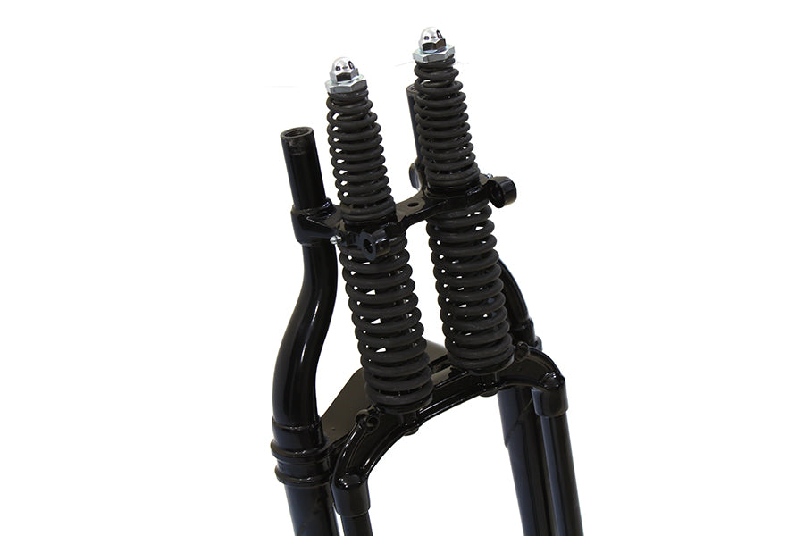 Black 18 inch Offset Spring Fork Assembly