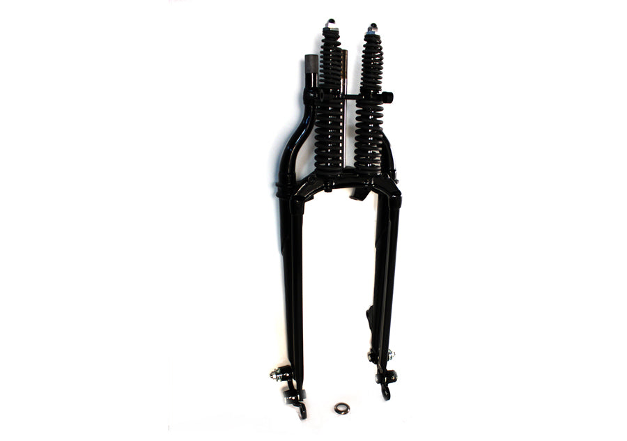 20 inch Inline Spring Fork Assembly Black +2 inch