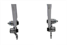 Load image into Gallery viewer, 18 inch Offset Spring Fork Assembly Chrome