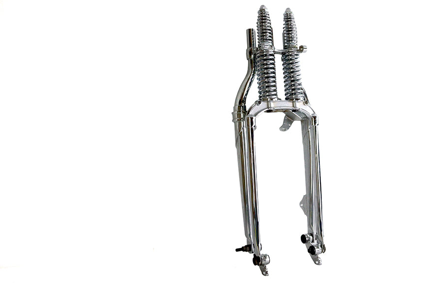 18 inch Spring Fork Assembly Chrome
