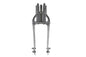 22 inch Inline Spring Fork Chrome +4 inch