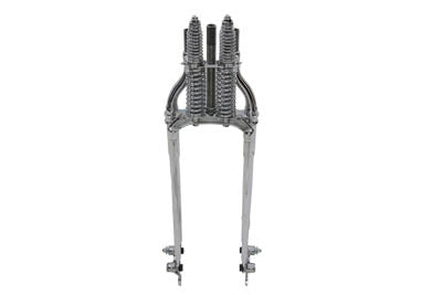 Factory Sample 22 inch Inline Spring Fork Chrome +4 inch