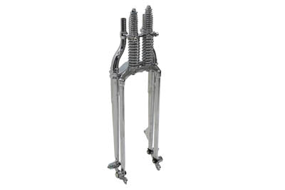 Factory Sample 22 inch Inline Spring Fork Chrome +4 inch