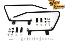 Load image into Gallery viewer, Wyatt Gatling Saddlebag Brackets and Stud Kit Black