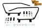 Wyatt Gatling Saddlebag Brackets and Stud Kit Black