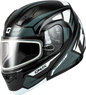 Md 04s Sector Snow Helmet Black/Silver Lg