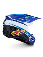 Load image into Gallery viewer, S M3 Falcon Helmet Ece06/Dot Blu/Wh/Blk/Pink Fl/Yl Fl Gl Sm
