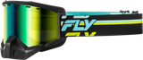 Fly Racing Focus Snow Goggle Blk/Hi-Vis W/Green Mirror/Yellow Lens 37-50088