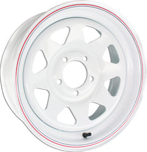 Load image into Gallery viewer, 8 Spoke Steel Trailer Wheel 12"X4"
