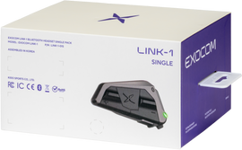 EXOCOM Exocom Link 1 Bluetooth communicator device for hands-free audio and communication in a sleek, compact design.
