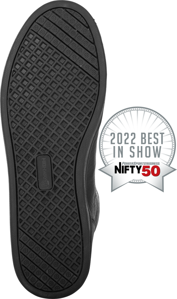 Axle Leather Waterproof Shoes Black/Black Sz 08