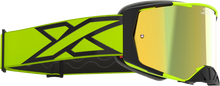 Load image into Gallery viewer, Lucid Caliber Goggle Flo Yellow Gold Mirror Lens