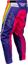Load image into Gallery viewer, F 16 Raze Pants Purple/Pink/Yellow Sz 48