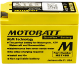 Motobatt Battery Mbt4bb Sealed Factory Activated 491-1021