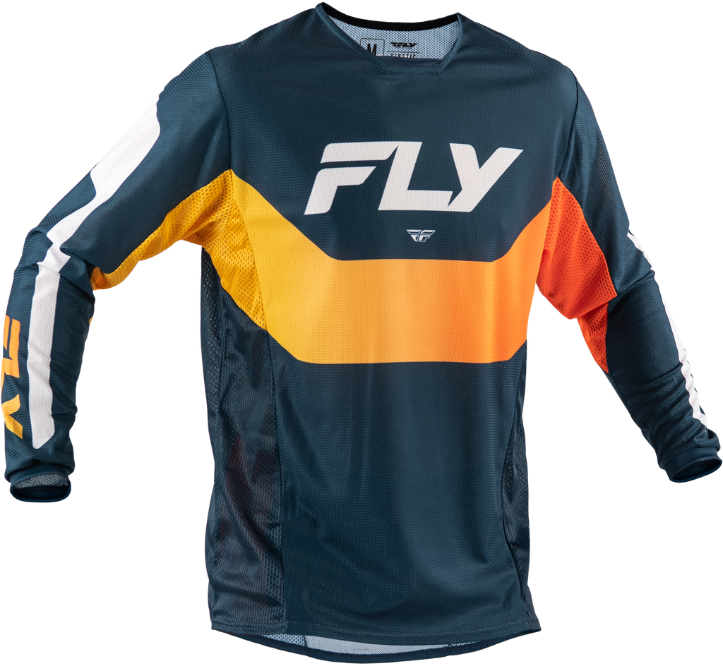 Kinetic Mesh Jersey Navy/Orange Lg