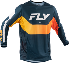 Load image into Gallery viewer, Kinetic Mesh Jersey Navy/Orange Xl