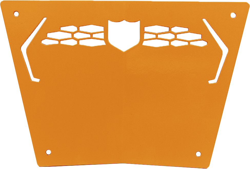 Front Sport Bumper Skid Plate Orange Rust Metallic