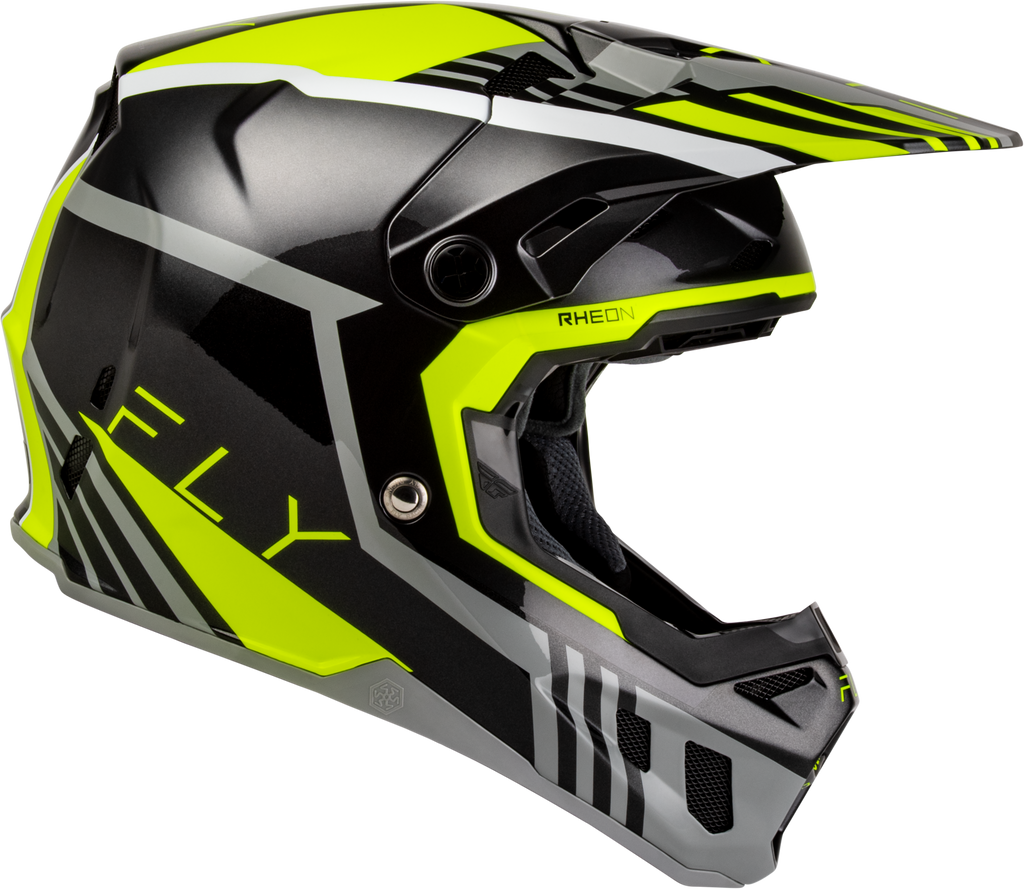 Youth Formula Cc Strike Helmet Grey/Black/Hi Vis Yl