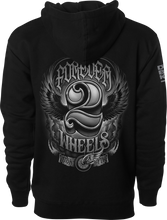 Load image into Gallery viewer, Two Wheels Hoodie Black 2x