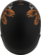 Load image into Gallery viewer, Hh 65 Corvus Helmet W/Peak Matte Black/Silver/Orange Xl