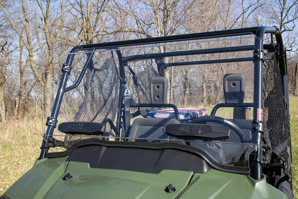 Poly Front Windshield Full Fixed Vented Hon