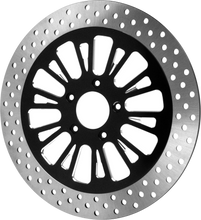 Load image into Gallery viewer, 13" Front Brake Rotor 2.22" Id Black Carrier